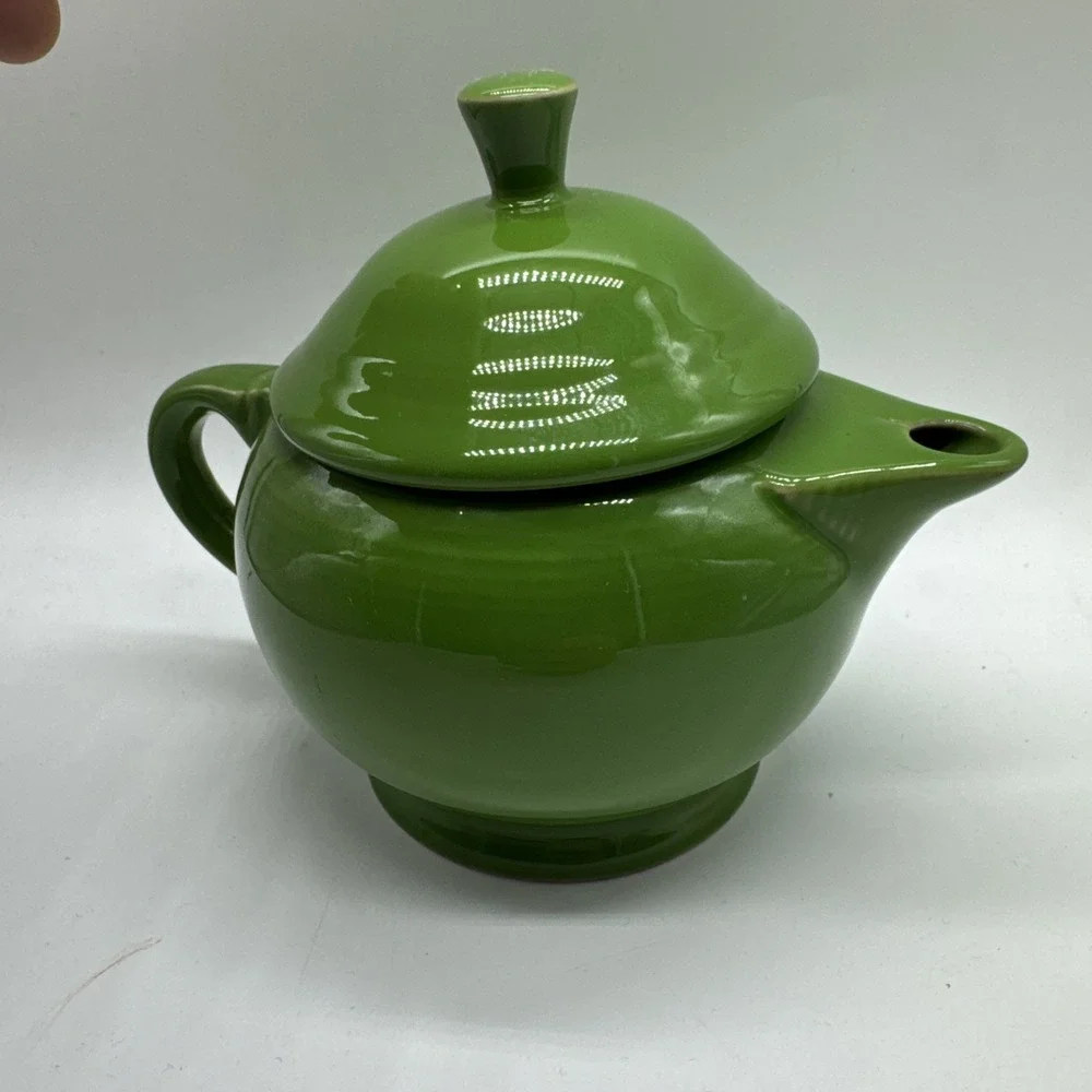Fiesta Shamrock Green Small Teapot with Lid Fiestaware